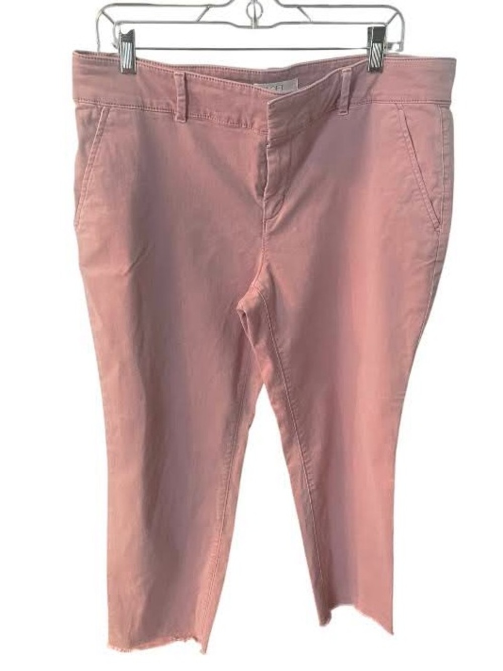 LOFT Women's Pink Crop Jeans